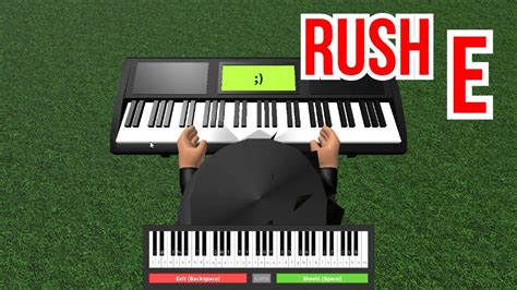 Join and start playing. . Rush e roblox piano sheet pastebin